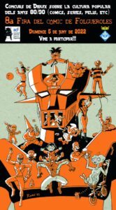 Fira del Còmic a Folgueroles cartell 2022 (1)