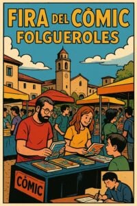 Fira del Còmic a Folgueroles cartell 2025 (1)
