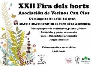 Fira dels Horts a Ripollet cartell