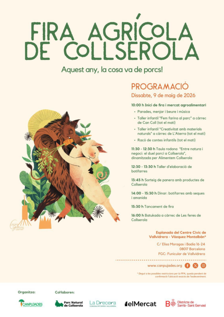 Cartell de Fira Agrícola de Collserola a Vallvidrera