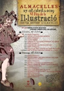 Fira Tasta'm i Fira de la Il·lustració a Almacelles cartell