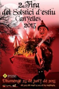 Fira del Solstici d'Estiu a Canyelles cartell