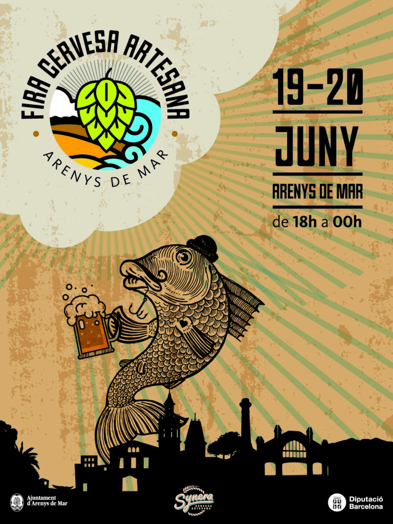Cartell de Fira de la Cervesa Artesana d’Arenys de Mar