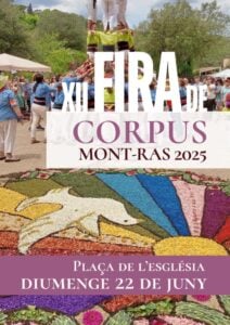 Fira de Corpus a Mont ras cartell
