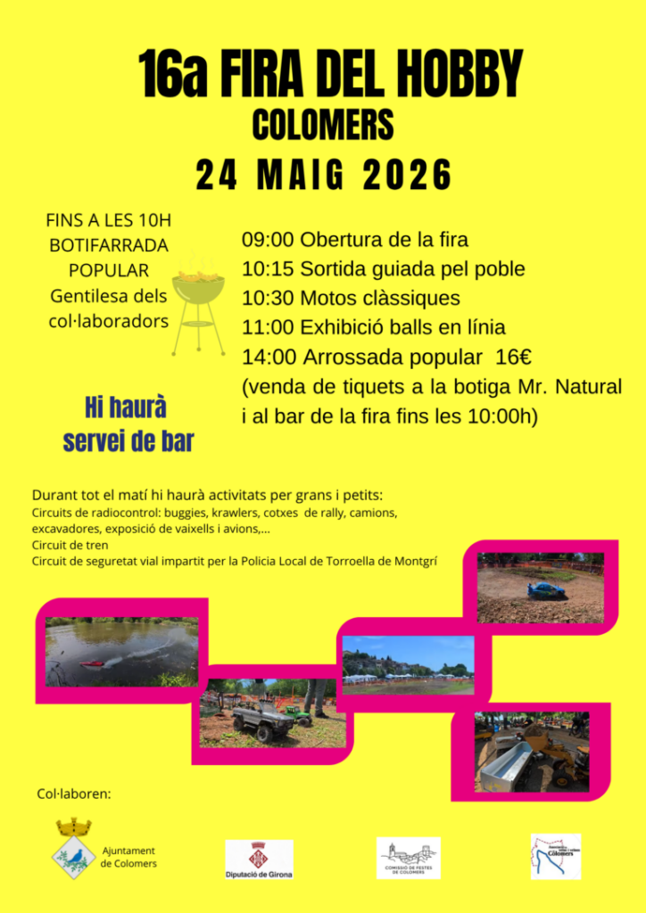 Cartell de Fira del Hobby a Colomers
