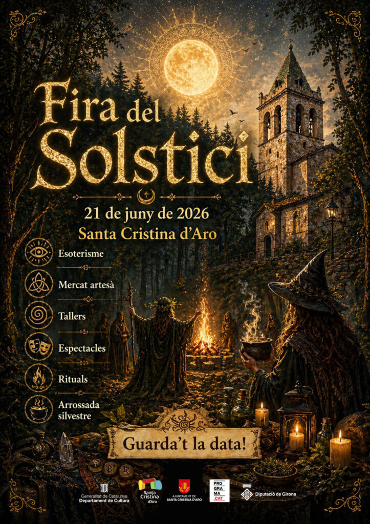 Cartell de Fira del Solstici a Santa Cristina d’Aro