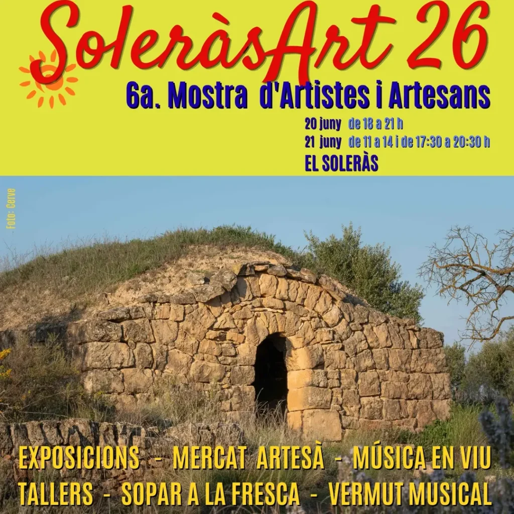 Cartell de SoleràsArt a El Soleràs