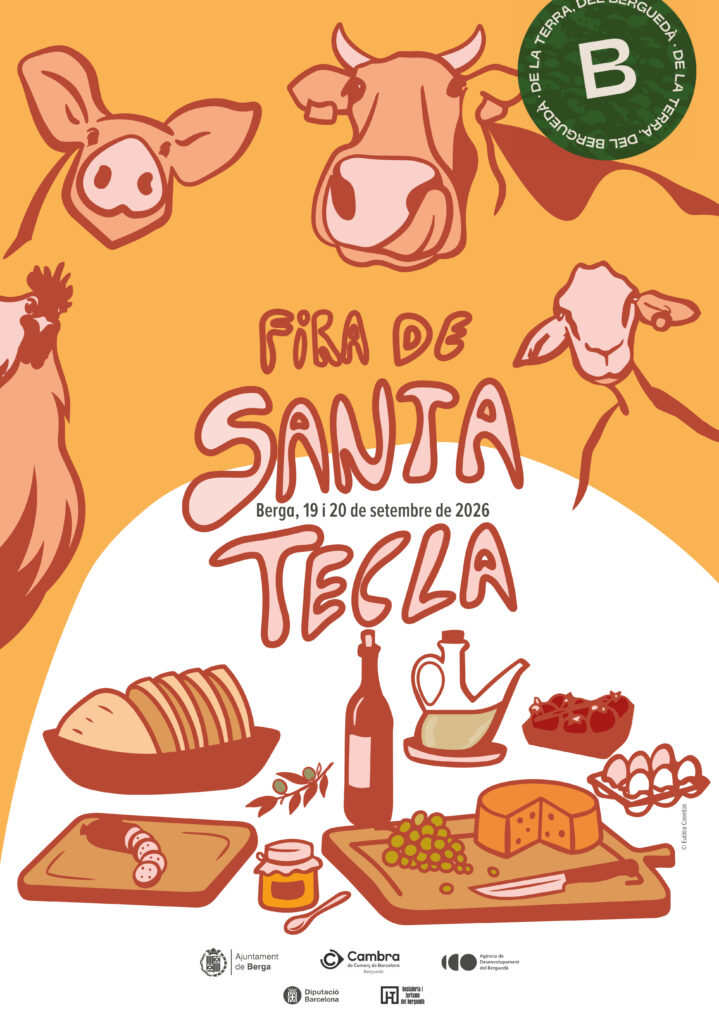 Cartell de Fira de Santa Tecla a Berga