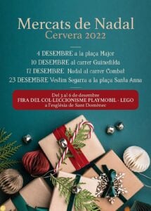 Fira de Nadal de Cervera cartell