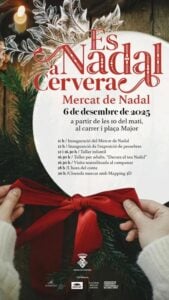 Fira de Nadal de Cervera cartell