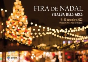 Fira de Nadal de Vilalba dels Arcs cartell