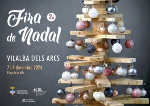 Fira de Nadal de Vilalba dels Arcs cartell