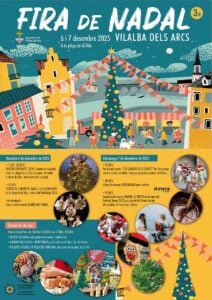 Fira de Nadal de Vilalba dels Arcs cartell