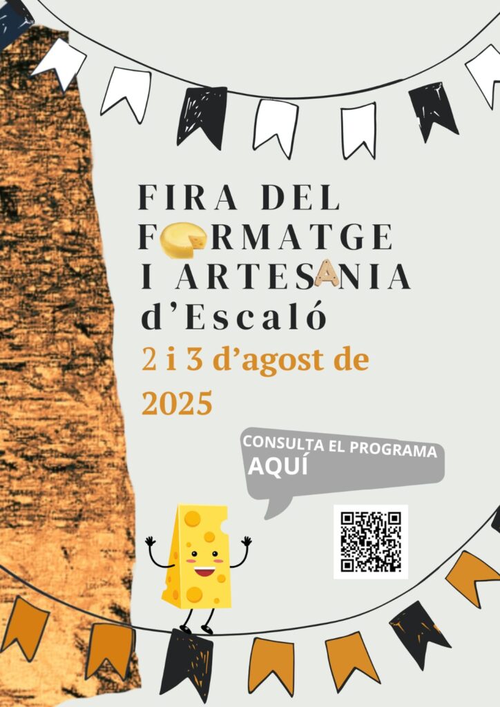 Cartell de Fira del Formatge i Artesania d’Escaló a La Guingueta d’Àneu