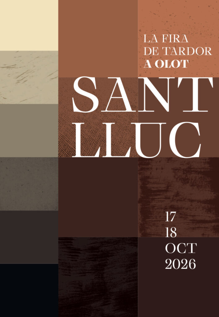Cartell de Fira de Sant Lluc a Olot