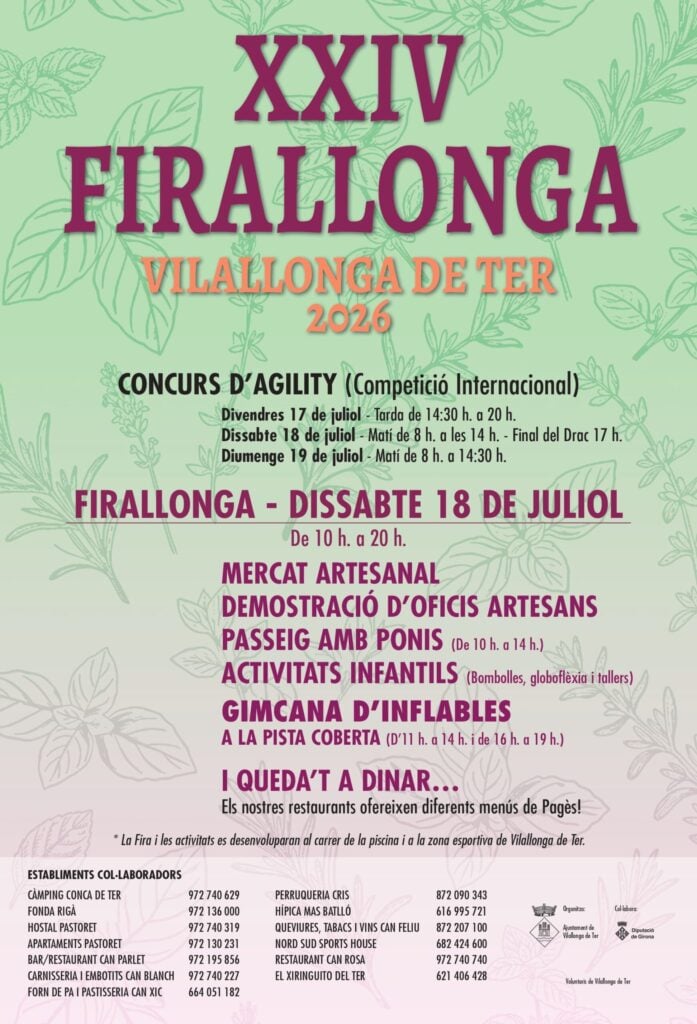 Cartell de Firallonga a Vilallonga de Ter