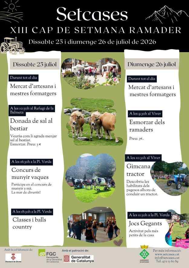 Cartell de Cap de setmana Ramader a Setcases