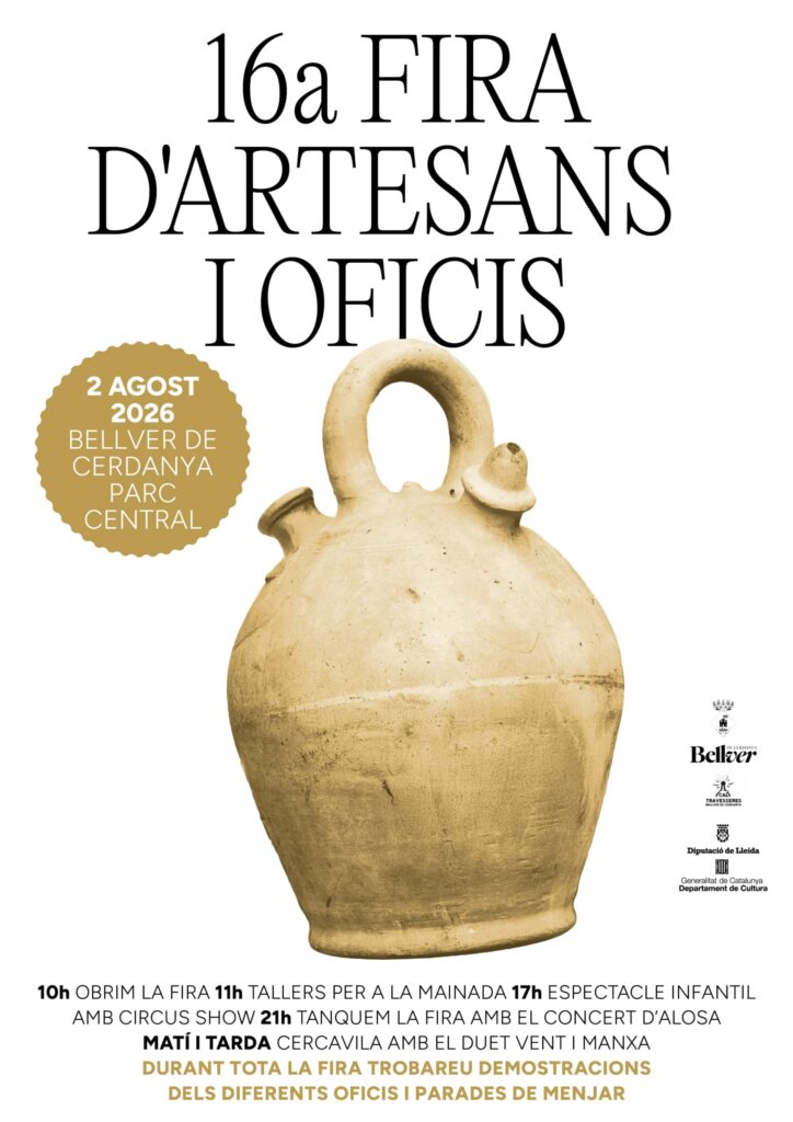 Cartell de Fira d’artesants i oficis a Bellver de Cerdanya