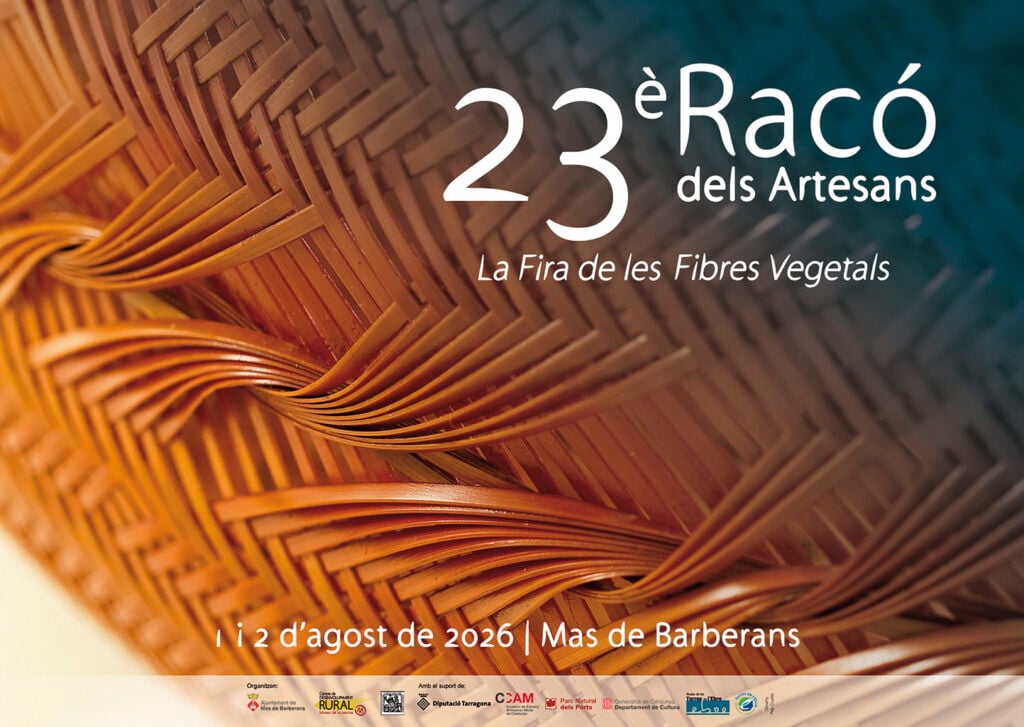Cartell de Fira de les Fibres Vegetals. Racó dels Artesans