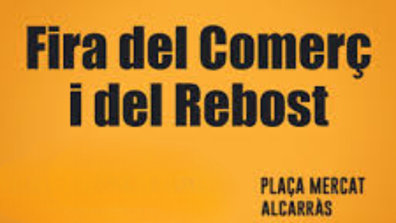 Fira del comerc i el rebost a alcarras portada