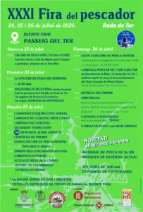 Fira del pescador a roda de ter cartell