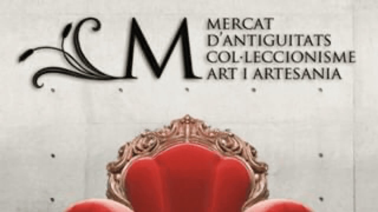 Mercat mensual dantiguitats colleccionisme art i artesania a igualada portada