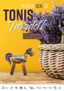Festa dels Tonis a Taradell cartell