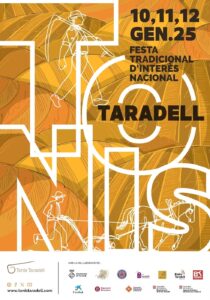 Festa dels Tonis a Taradell cartell
