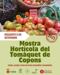 Fira del tomàquet de Copons cartell