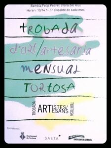 Trobada d'art i artesania a Tortosa cartell