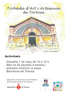 Trobada d'art i artesania a Tortosa cartell