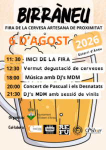 Birraneu fira de la cervesa artesana a esterri d aneu cartell
