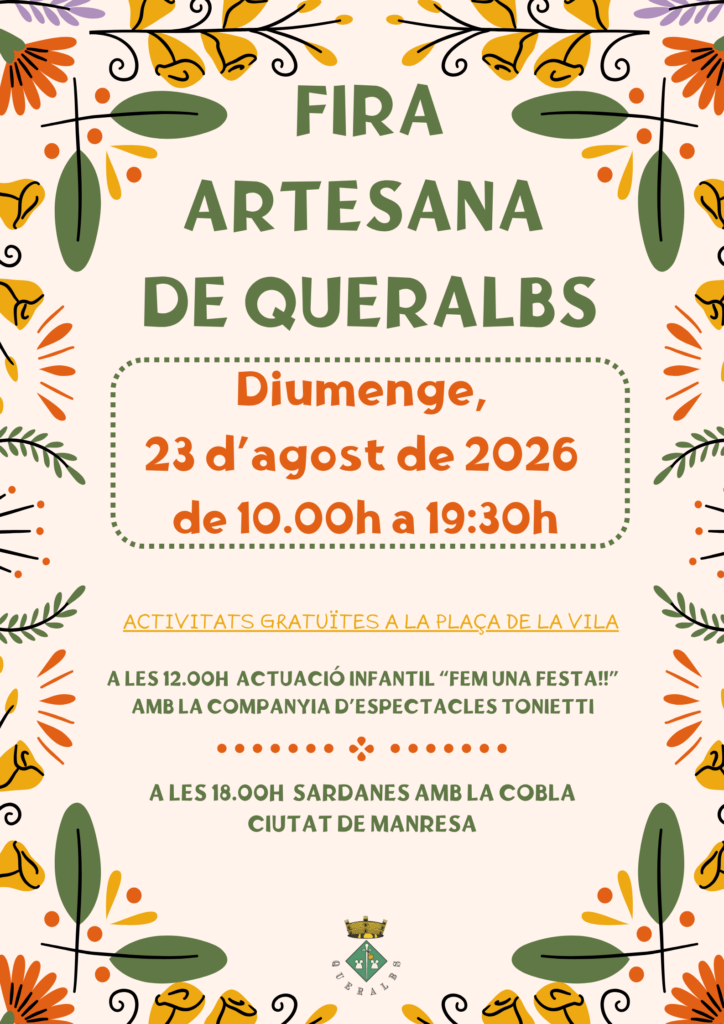 Cartell de Fira artesana de Queralbs