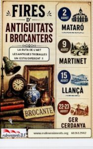Fira d antiguitats a ger cartell