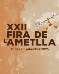 Fira de l ametlla a vilagrassa cartell