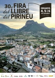 Fira del llibre del pirineu a organya cartell