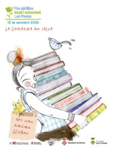 Fira del llibre local i conscient a les preses cartell