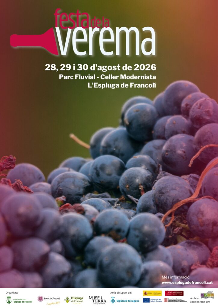 Cartell de Fira DO Conca de Barberà – Festa de la Verema a l’Espluga de Francolí