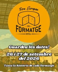 Fira europea del formatge a ripoll cartell