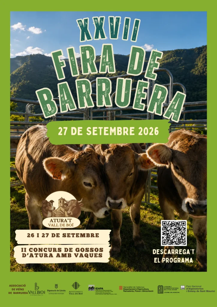 Cartell de Fira Ramadera a Barruera – La Vall de Boí