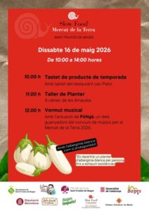 Mercat de la terra de sant fruitos de bages cartell