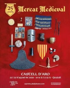 Mercat medieval de castell platja d aro cartell