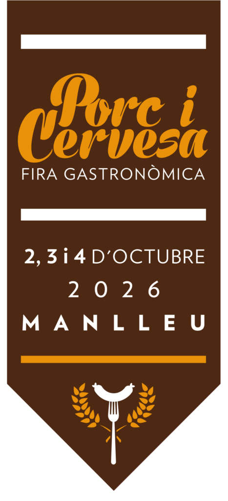 Cartell de Porc i cervesa, Fira gastronòmica a Manlleu