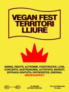 Vegan fest catalunya a terrassa cartell
