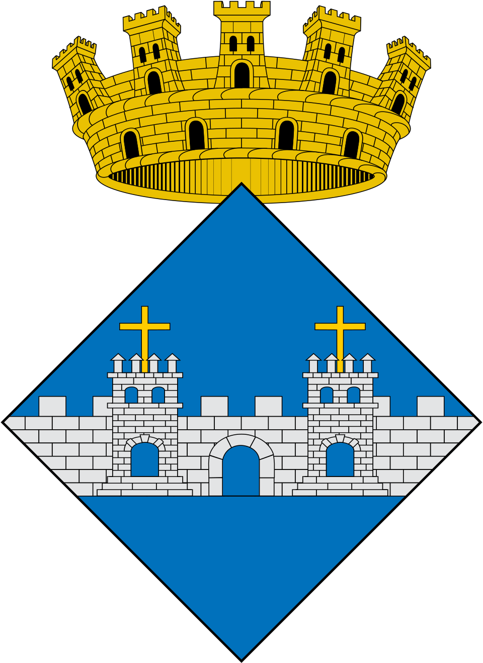 Escut de Pla de Santa Maria