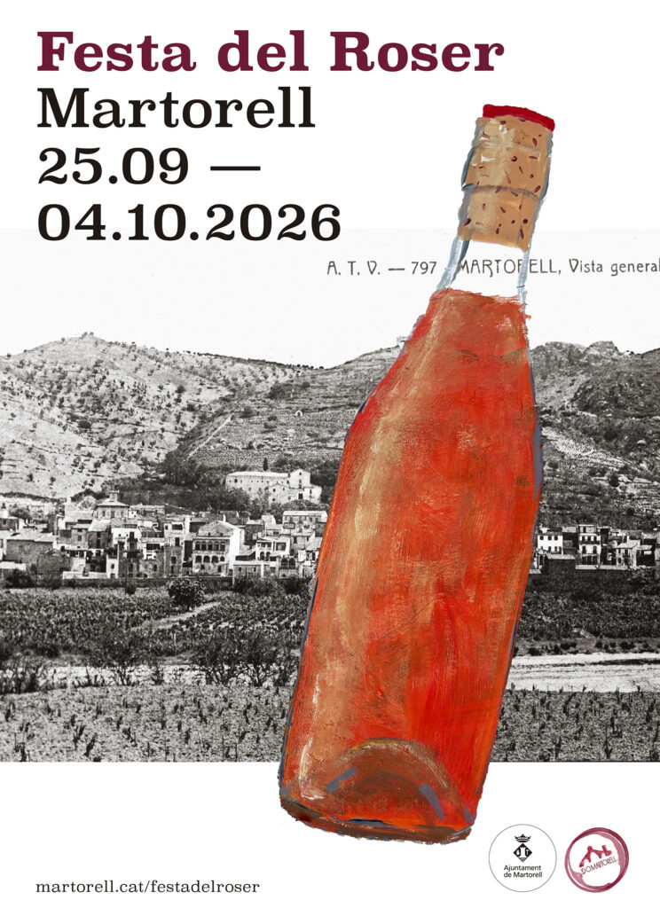 Cartell de Festa del Roser i del Most Vimart a Martorell