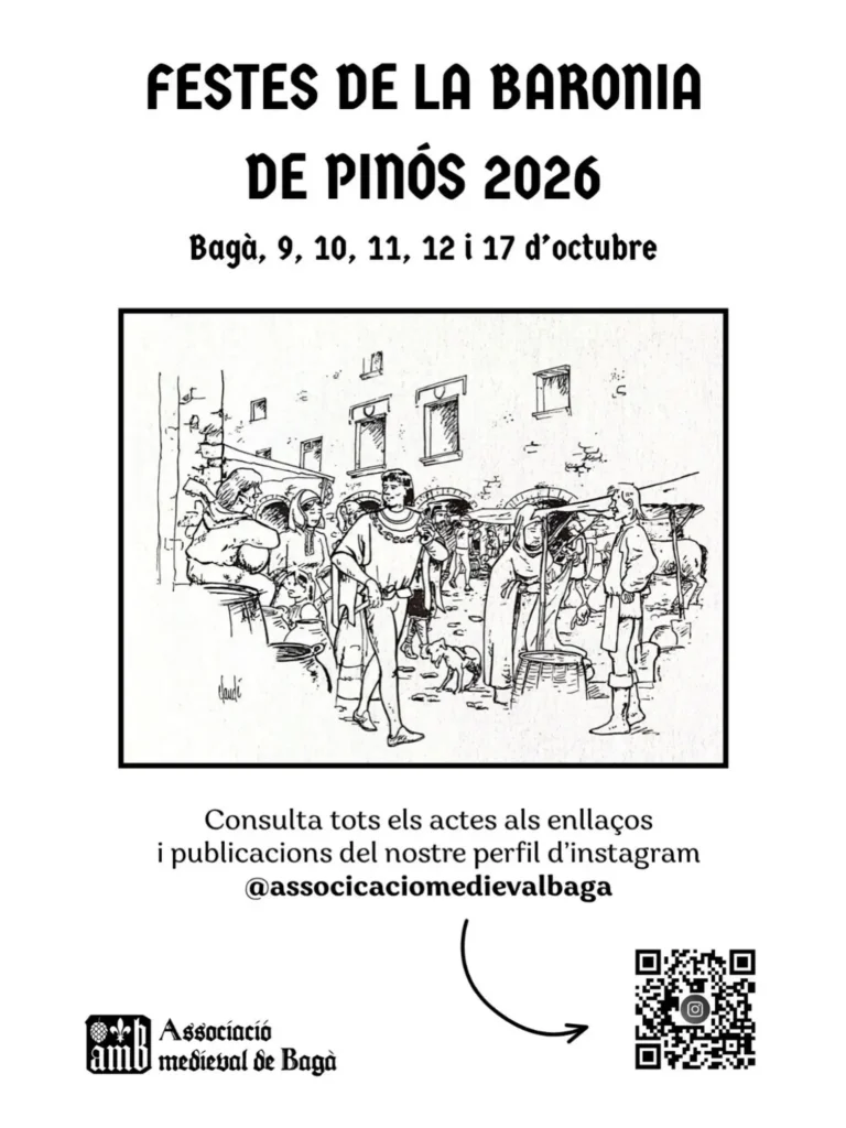Cartell de Festes de la Baronia de Pinós a Bagà