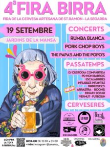 Fira birra a sant ramon cartell