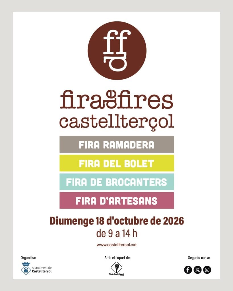 Cartell de Fira de Fires a Castellterçol