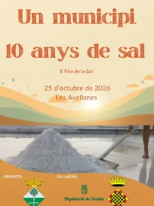Fira de la sal a les avellanes i santa linya cartell